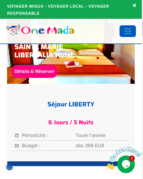 One Mada sur Mobile